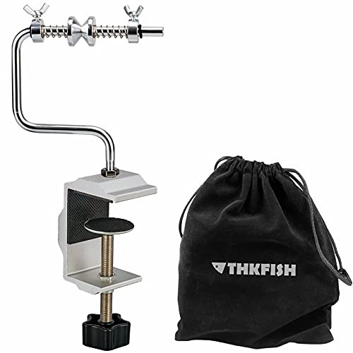 THKFISH fiskelinje spooler fiskelinje winder spooler fisketillbehör justerbar stabil bärbar fiskelinje spooler/fiskelinje borttagare