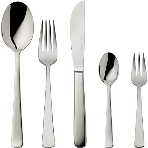 Robbe & Berking Atlantic Brillant 5 TLG. Menübesteck Besteckset (18/8 Edelstahl)