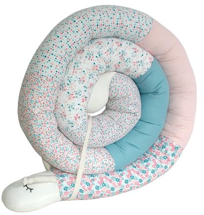 Bettschlange/Bettschnecke XXL (Motiv Tierchen) Länge 250cm **personalisierbar**Seitenschläferkissen, Stillkissen