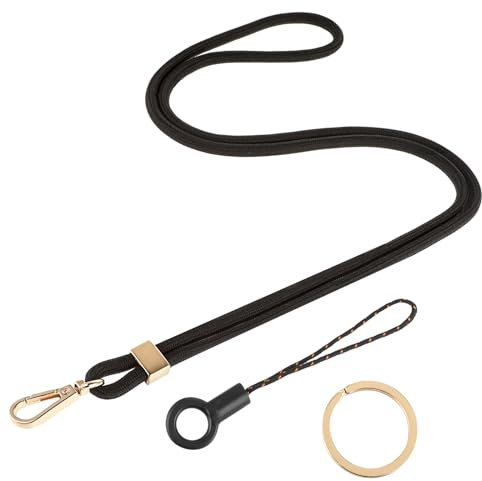 TIESOME Schlüsselband für Schlüssel, Handykette Universal für alle Smartphones Handykette Universal Nylon Lanyards mit karabiner Schlüsselbänder Umhängebänder mit Drehbarem Metallclip