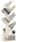 YMYNY Bücherregal im Baumform, 6 Ebenen Raumteiler, Standregal, Modernes Holzregal für Bücher/Filme/CDs, Bücherturm Freistehend für Wohnzimmer, Home Office, Arbeitszimmer, Weiß HBC016W
