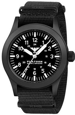 KHS Platoon Black Steel Solar KHS.PLABSS.NB mit Natoband schwarz