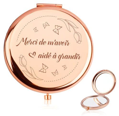 Cadeau Maitresse D'école Fin D'Année Merci Maitresse Miroir De Poche Cadeaux Maitresse D'école Cadeau Aesh Creche Cadeau Fin D'Année Scolaire Cadeau Directrice D'école Merci De M'Avoir Aidé à Grandir