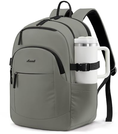 LOVEVOOK Mochila para mujer y hombre, mochila grande para portátil de 17,3 pulgadas, resistente al agua, mochila escolar para adolescentes, mochila de día, mochila para profesores, bolsa de trabajo