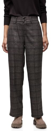 Street One Pantalón de Pierna Recta Darkest Brown 36