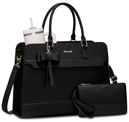 LOVEVOOK Sac à Main Femme, Grand Sac Cabas Imperméable pour Ordinateur Portable, Sac en PU Cuir Élégant Tote Bag pour le Travail, les Études, le Bureau et les Voyages