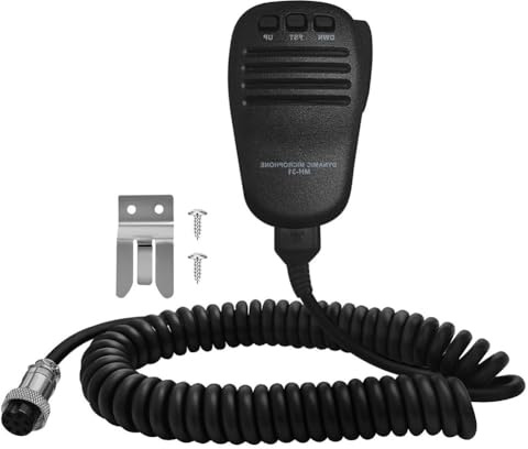FACAIIO MH-31B8 Microphone à main 8 broches pour Yaesu FT-847, FT-920, FT-990, FT-DX5000, FT-DX9000 et autres amateurs