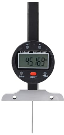 Jonlaki Elektronisk Djupmätare med Hög Noggrannhet med USB-dataöverföring, LCD-skärm och 0-50,8 Mm Mätning