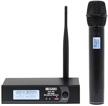 W Audio RM 30 UHF Handheld Radio Microphone System (864.8Mhz)