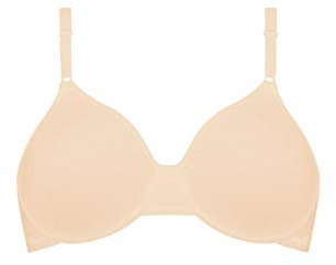 Triumph Womens Micro Fun Non-padded Wired Bra, Nude Beige, 36B UK