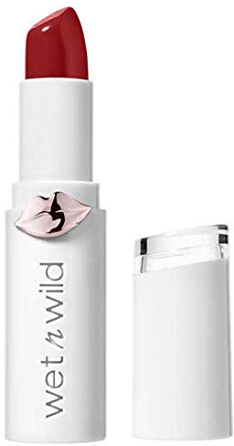 Wet n Wild - MEGALAST LIPSTICK - Barra de Labios Hidratante con Color Intenso, con Acabado Brillante - Larga Duración - Vegana - Crimson Crime, Acabado Brillante - 1 Unidad