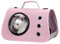 Transportbox Katze,40x25x25cm Katzentransportbox,Katzen Transportboxen,Katzenkorb Transport,Hunderucksack,Katzenrucksack,Katzentransporttasche,Hundetasche für Kleine Hunde (Rosa)