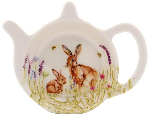 Garden Birds Melamine Tea Bag Tidy with Blue Tit