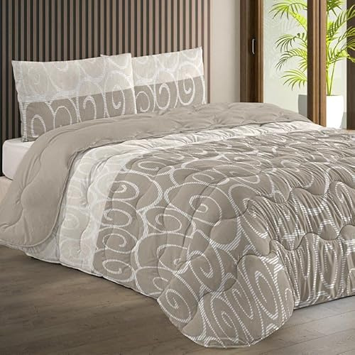 Rufino Díaz Edredón Invierno 450 gr Estampado Zamora 11 (Beige - 90 cm) - Otoño/Invierno - Suave y cálido para tu Descanso