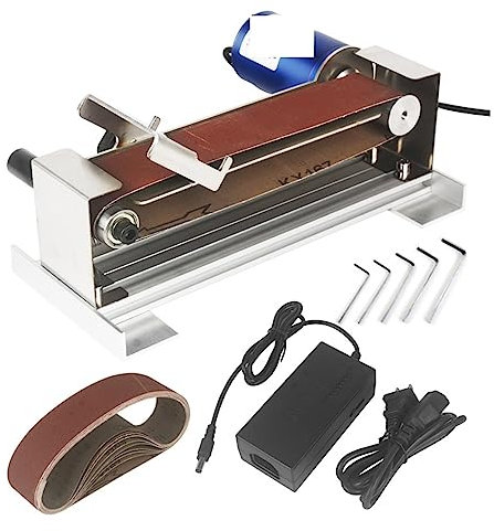 Levigatrice da banco Mini levigatrice a nastro Levigatrice impermeabile Levigatrice a nastro 50 * 533mm for coltelli Taglierina Bordi Affilatrice Levigatrice elettrica