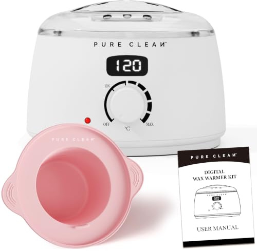 PURECLEAN Chauffe Cire Epilation Chauffe Rapide en 10 Minutes