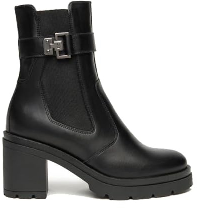 Nero Giardini I514790D Stivaletti Chelsea Donna in Pelle - Nero 37 EU