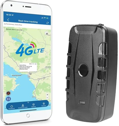 Localizzatore GPS 4G per Auto - Tracker da 20000mAh Senza Abbonamento, Antifurto Magnetico Impermeabile, Geolocalizzatore Con APP Gratuita