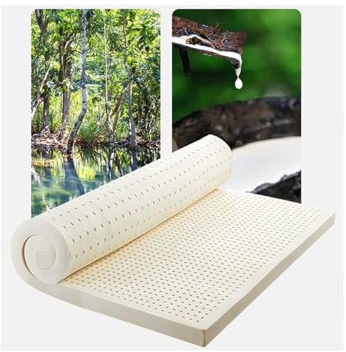 Materasso in Lattice,100% Lattice Naturale,Confortevole E Resistente, Materasso in Lattice Matrimoniale, Materasso in Gomma Naturale,per Casa E Camera,7.5cm,70x140cm(27.5X55in)