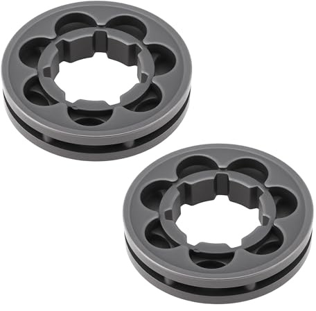 LT Easiyl 2 st 3/8 tum 7-tandad kedja kedjehjul fälg 16,7 mm ID kompatibel med Stihl motorsåg