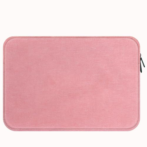 Laptop fodral, hållbart Netbook skyddande fodral rosa 15,6 tum