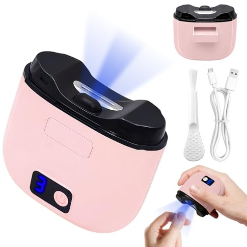 Sangcca Coupe-Ongles Électrique 3 en 1 Rechargeable USB avec Lumière LED | 3 Vitesses, Collecteur de Débris, Lime Intégrée, Silencieux, pour Bébés, Adultes, Seniors et Ongles Épais