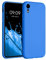kwmobile Case Compatible with Apple iPhone XR Case - Soft Slim Protective TPU Silicone Cover - Neon Blue