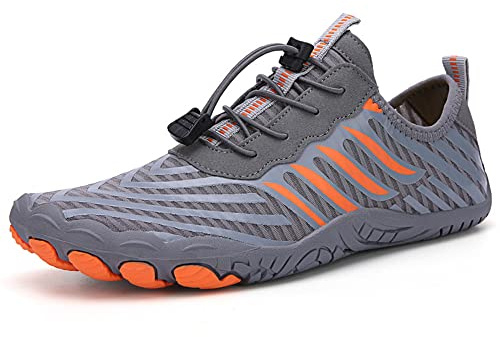 ENEN Zapatos de Agua Hombre Mujer, Unisex Escarpines Deportes Acuáticos Secado Rápido Respirable Antideslizante Zapatos para Yoga Surf Piscina Playa