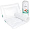 FAM' Home Baby Bettdecke und Kissen Set Cheeky Fox, Kinderbettdecke 100 x135 und 40x60 cm Kopfkissen |Oeko-Tex Standard 100 Zertifiziert| Antiallergie-Option| Geeignet für 70x140 cm Betten