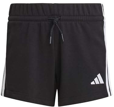 adidas Mädchen Essentials Shorts, Black/White, 7-8 Years