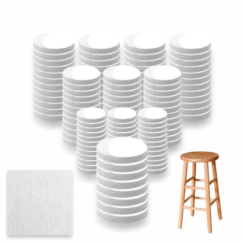 Furniture Pads Floor Protectors Non Slip Pads Felt & Foam Self Adhesive Sticky Furniture Feet Anti Scuff Wood Scratch Floor Protectors Set Perfect For Chair Tables Couches Assorted Shape & Size(125pc)