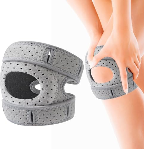 Peelanmall Wellness Kniebandage - Verstellbare Patella Kniebandage für Meniskus, Sport & Knieschmerzen - Orthopädische Kniestütze Bandage, Stabilisierung & Komfort