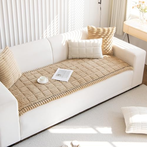 MOYORA New Thick Sofa Covers Washable - Couch Seat Cover Pet Dog Pet Bed Mat Chair Pads Love Seater Non-Slip Slipcovers Furniture Protector for Living Room