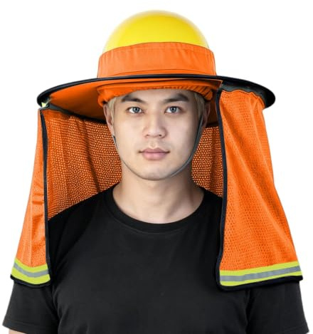 Visera Solar para Casco De Seguridad Malla Impermeable y Reflectante de