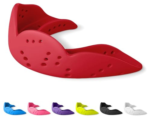 SISU Erwachsene Nextgen Aero Zahnschutz, Intense Red, One Size