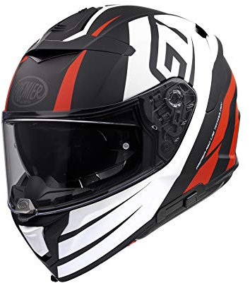 Premier HELM DEVIL GT 92 BM,SCHWARZ/WEISS/ROT,XXL