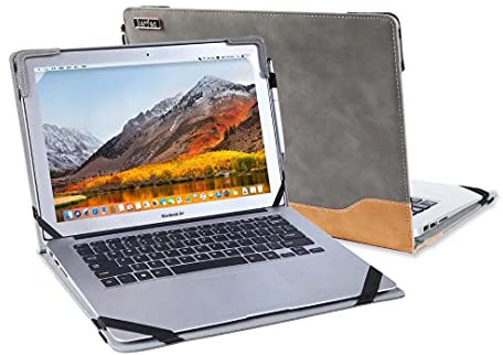 Berfea Laptop Schutzhülle Tasche Kompatibel Mit Samsung Galaxy Book 15 Pro/Book2 Pro/Book3 360/Ion/Flex Alpha NP950 NP750 15,6 Zoll Notebook (Gray)