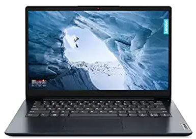 Lenovo IdeaPad 1i 14IGL7 14 Laptop Full HD Intel Pentium Silver N5030 4GB RAM 128GB SSD Abyss Blue Windows 11 S - 82V60009UK