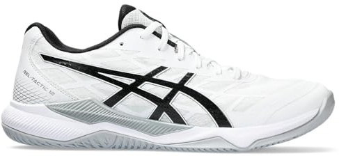 ASICS Men's Gel-Tactic 12 Volleyball Shoes, 13, White/Black