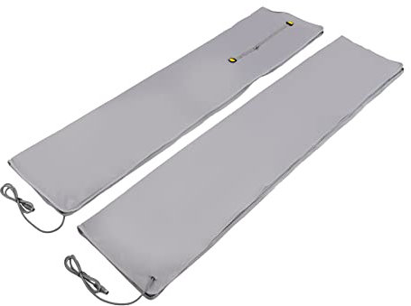 Cabine infrarouge, 650 W, couverture de sauna infrarouge lointain, sac de sauna, couverture gainante 2 zones, couverture vapeur professionnelle pour le sauna domestique avec télécommande (argenté)