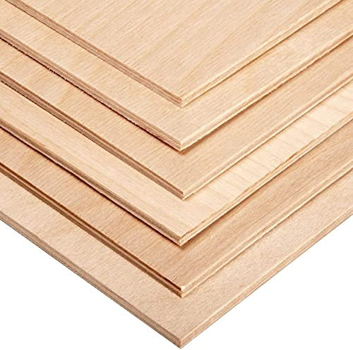 AtHaus Contreplaqué 3mm | Panneaux multiplis | Feuilles de bois | Panneaux en bois | Contreplaqué bouleau | Découpes au choix: 80x40 cm
