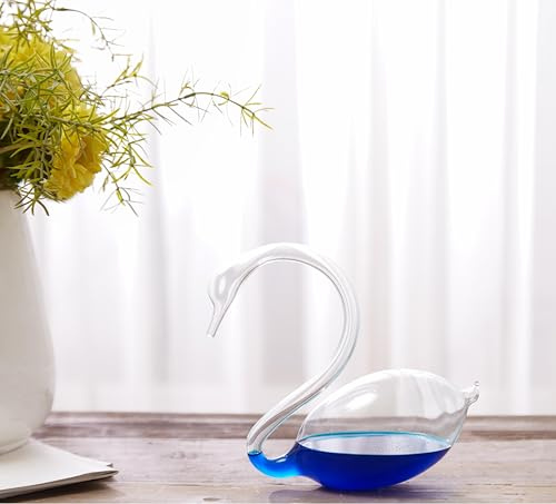 Storm Glass Weather Predictor Swan-Shaped Design Barometer