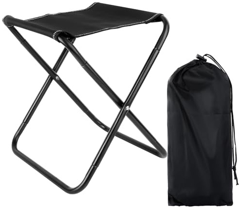 PXARMYYXGS Taburete de Camping Plegable, 31 cm Mini Taburete Plegable Portátil, Silla Plegable Ligera Compacta, Asiento de Viaje para Camping Senderismo Pesca Picnic Jardín Exterior