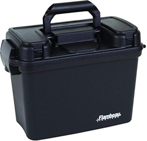 Waterproof Dry Box 14 Inch – Heavy Duty Storage Case (38 x 20 x 25 cm) – Fishing Tackle Box, Marine Equipment, Tool Box, Ammo Container