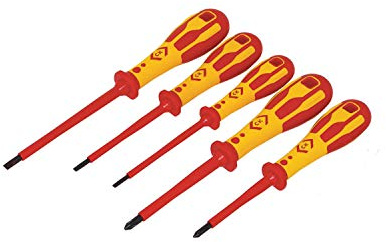 C.K T49183D Dextrovde Screwdriver Slotted Parallel & Pzd Set of 5