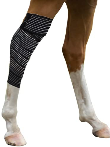 Lxnderment Fascia elastica a compressione per cavalli, cani, gatti, pecore, mucche, cani, veterinari, per la cura delle ferite