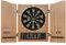 Profi Dartscheibe Elektronisch - Dartautomat E-Darts mit 12 Dartpfeilen, Ersatzspitzen und 4X LED-Anzeigen, automatischer Dart-Automat für bis zu 16 Spieler (102 x 64 cm, Gelb)