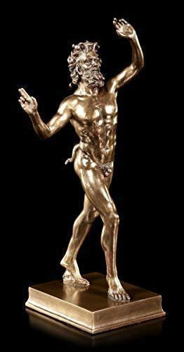 Faun Figura von Pompeji Veronese Statua Scultura Simil Bronzo