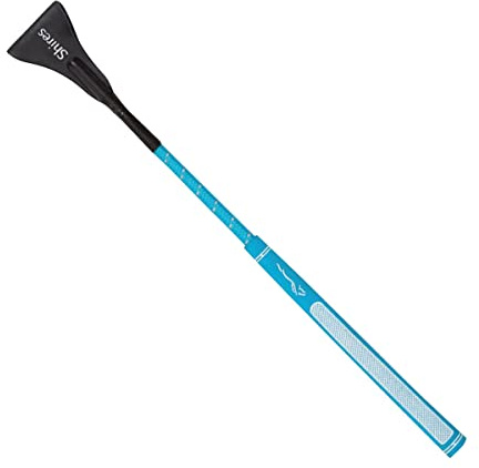 Shires - Fusta para Salto Ecuestre Diseño Arco Iris (17 in) (Azul)