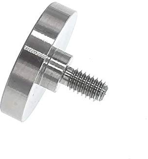 Flat Contact Points for Dial Digital Indicator Depth Gauge Thickness Gauge 4-48 UNF Thread 15mm Diameter 5mm Length